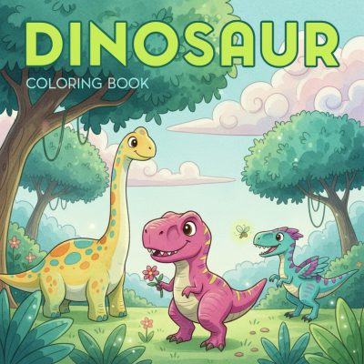 Dinosaur Coloring Book 1