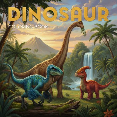 Dinosaur Coloring Book 3