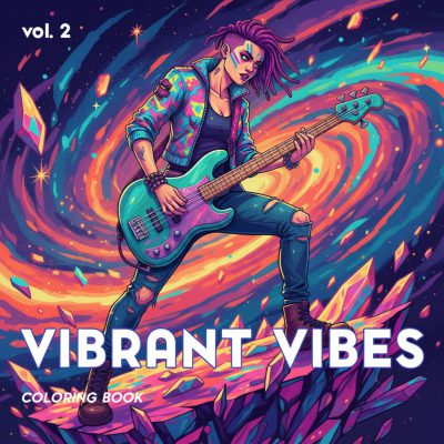 Vibrant Vibes Coloring Book vol. 2