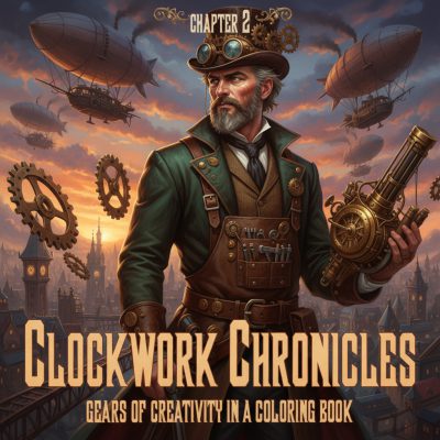 Steampunk Coloring Book chap. 2