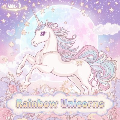 Unicorn Coloring Book vol. 07