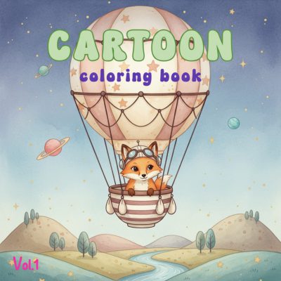Cartoon Characters Coloring Book vol. 1