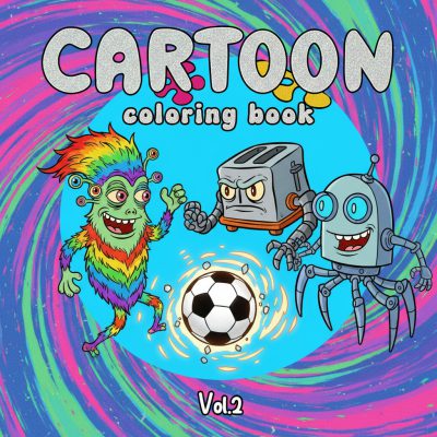 Cartoon Characters Coloring Book vol. 3