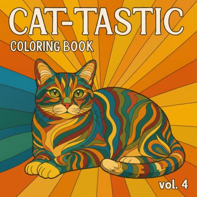Cat-tastic Coloring Book vol. 4