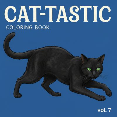 Cat-tastic Coloring Book vol. 7