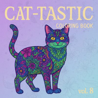 Cat-tastic Coloring Book vol. 8