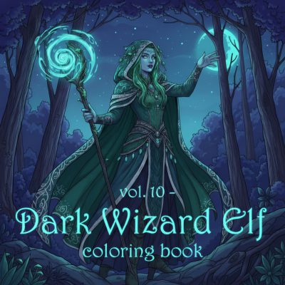 Fantasy Coloring Book vol. 10